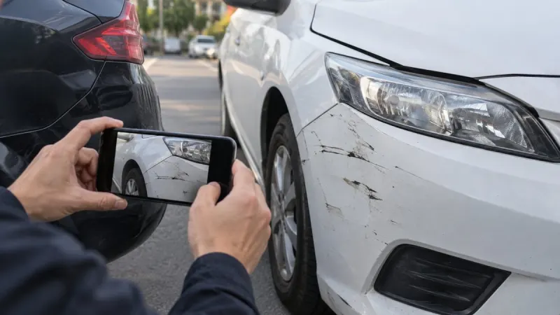 بعد از تصادف سبک چه مدارکی و عکس‌هایی لازم است؟