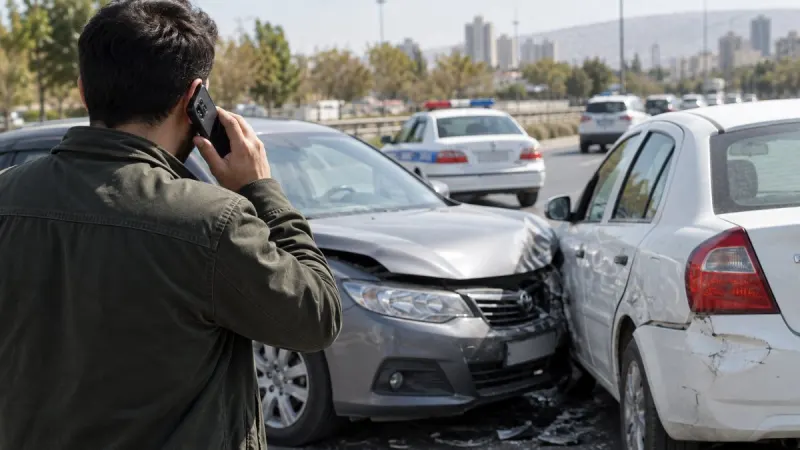 بعد از تصادف اول با پلیس تماس بگیریم یا بیمه؟
