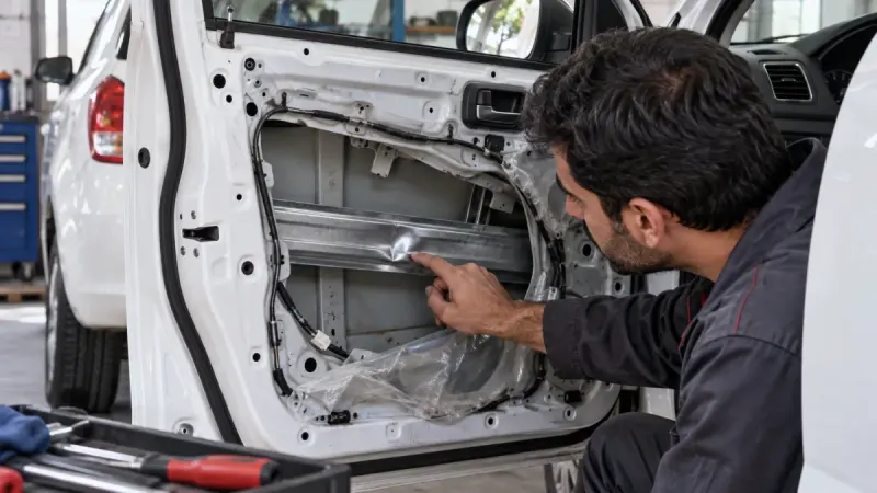 قری پشت تیر تقویتی درب؛ آیا راهی برای PDR دارد؟