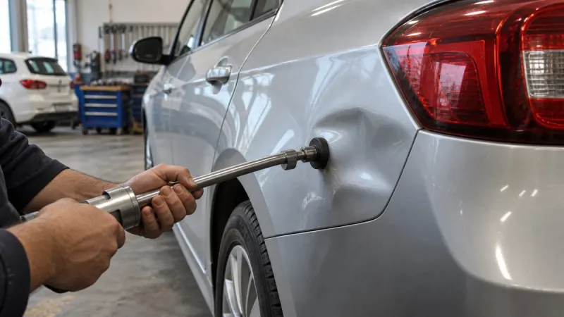 آیا صافکاری بدون رنگ برای ضربه پارکینگی مناسب است؟